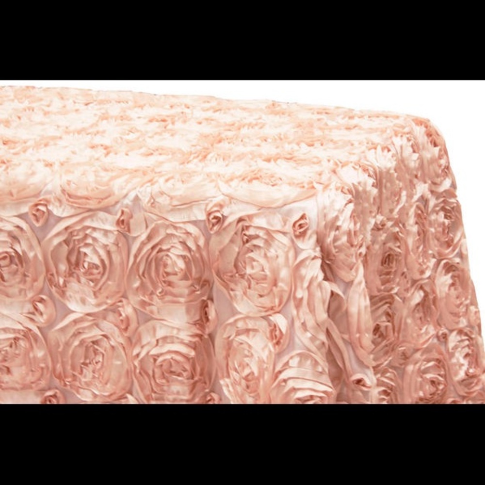 Table linens 3D Rosette